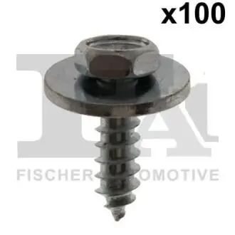 Гвинт саморізний (кріплення деталей кузова) BMW (4.8x15) (к-кт 100шт) Fischer Automotive One (FA1) 10-70001.100 (фото 1)
