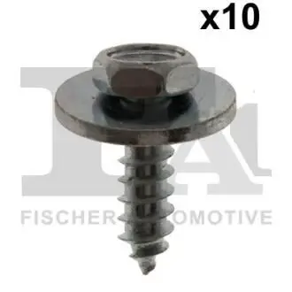 Гвинт саморізний (кріплення деталей кузова) BMW (4.8x15) (к-кт 10шт) Fischer Automotive One (FA1) 10-70001.10 (фото 1)