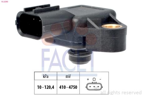 Датчик тиску повітря FACET 10.3390