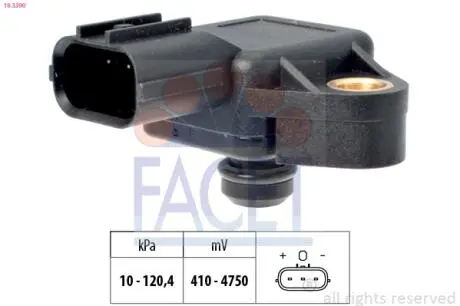 Датчик тиску повітря FACET 10.3390
