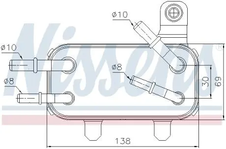 Охолоджувач оливи AVA COOLING AU3366