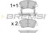Гальмівні колодки пер. Ceed/Cerato/Elantra/Equus/i30 (09-21) (BOSCH) BP3529