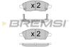 Гальмівні колодки перед. MICRA IV/NOTE/TIIDA 1.2-1.8 07- (AKEBONO) BP3589