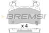 Гальмівні колодки пер. Tesla Model S/INSIGNIA B 13- (BREMBO) BP3760