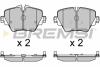 Гальмівні колодки пер. F40/F45/F46/G20/F90/G31/F97 14- (TRW) BP3643