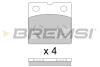 Гальмівні колодки зад. Tesla Model X 13- (BREMBO) BP3851