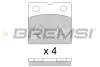 Гальмівні колодки зад. Tesla Model X 13- (BREMBO) BREMSI BP3851 (фото 1)