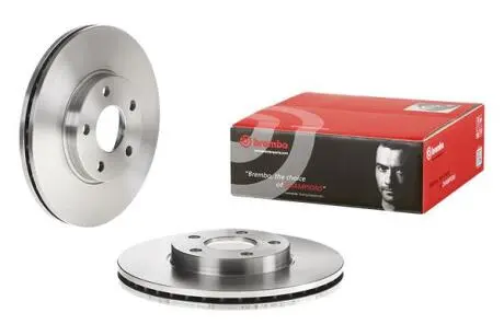 Гальмівний диск пер. Connect 02- (278x45mm) BREMBO 09.9589.11 (фото 1)