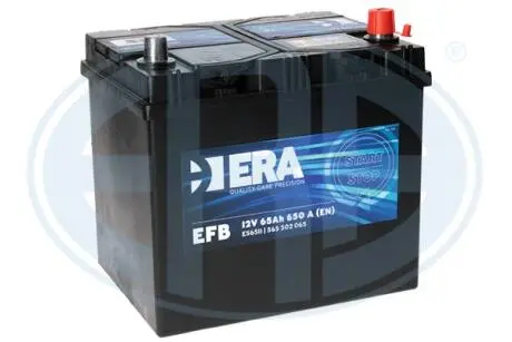 Акумулятор 65Ah, 650A, 12V, 232x173x225, EFB ERA E56511