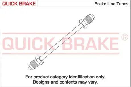 Трубка гальмівна 1.34м QUICK BRAKE CU-1340A-A