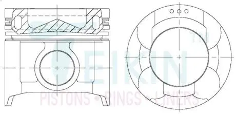 Поршень TEIKIN 44685AGSTD
