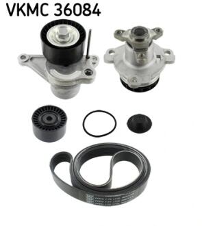 Роликовий модуль натягувача ременя (ролик, ремінь, помпа) SKF VKMC 36084