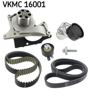Роликовий модуль натягувача ременя (ролик, ремінь, помпа) SKF VKMC 16001