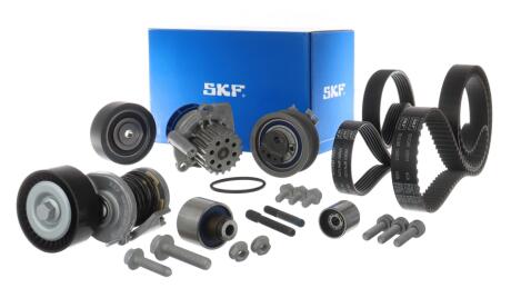 Роликовий модуль натягувача ременя (ролик, ремінь, помпа) SKF VKMC 11000