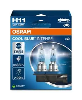 Лампочка H11 Cool Blue Intense NextGen (набір, 2 шт, 12В, 55Вт, тип гнізда: PGJ 19-2) OSRAM 64211CBN-2HB (фото 1)