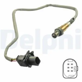 Лямбда-зонд (довжина 688мм) FORD B-MAX, C-MAX II, ECOSPORT, FIESTA VI, FOCUS III, FOCUS III/HATCHBACK, FOCUS III/KOMBI, GRAND C-MAX, MONDEO V 55263087-YYJF 02.12- Delphi ES2109212B1