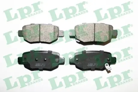 Колодки гальмівні дискові (комплект 4 шт) LPR 05P2011 (фото 1)
