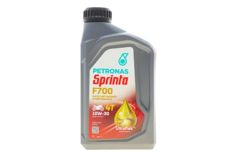 Олива 10W30 SPRINTA F700 4T (1L) (API SL/JASO MA2) Petronas 73124E15EU