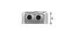 Радиатор масляный Ford Focus (11-), Kuga (13-)/Volvo S60 (10-)/LR Evoque (12-) 2 AVA COOLING FD3678 (фото 2)