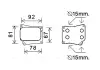 Радиатор масляный MB C-Class (00-), E-Class (02-) 1.8 Kompressor (MS3559) AVA