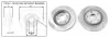 Диск тормозной задний Dodge Journey (JC) (06/08-) (61679AP) APPLUS