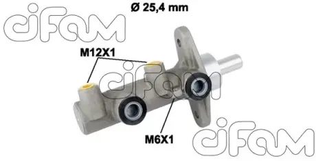 Головний гальмівний циліндр Tucson 09-/Sportage II 06-(D1=25,4mm)(Mando) CIFAM 202-819 (фото 1)
