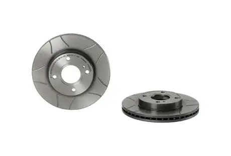 Гальмівний диск пер. Fiesta VI 09- (258x23) BREMBO 09.A968.76