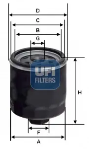 Оливний фільтр UFI 2359200
