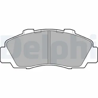 Комплект гальмівних колодок, дискове гальмо Delphi LP872