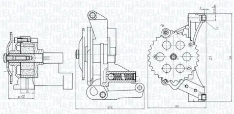Масляний насос MAGNETI MARELLI 351516000032