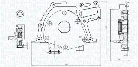 Масляний насос MAGNETI MARELLI 351516000017