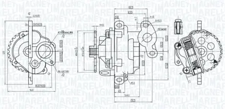 Масляний насос MAGNETI MARELLI 351516000011