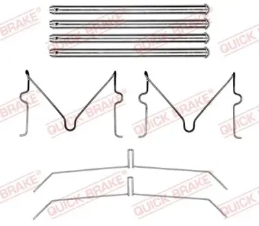 Планка супорта (переднього) прижимна (к-кт) Lexus GX/Toyota Land Cruiser 09- QUICK BRAKE 109-0199