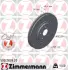Диск гальмівний Coat Z ZIMMERMANN 590283920 (фото 1)