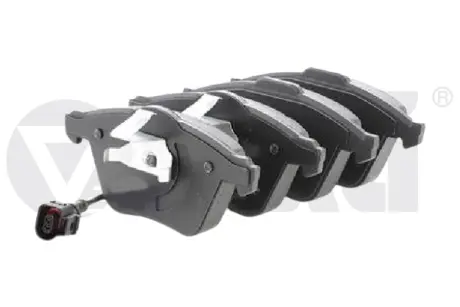 Колодки тормозные передние с датчиком Audi A3, TT/VW Golf VI/Seat Leon (05-16) VIKA 66981704701 (фото 1)