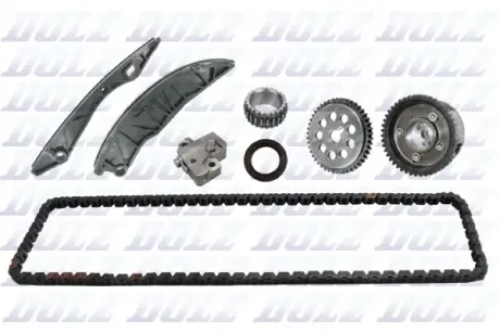 Комплект ланцюга ГРМ з ваносною шестернею HYUNDAI 1,4/1,6 G4FA/G4FC DOLZ SKCH015V