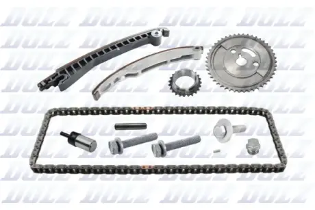 Комплект ланцюга ГРМ з шестернями MINI 1,4/1,6 16V W10/W11 -07 DOLZ SKCB019F