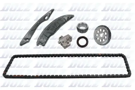 Комплект ланцюга ГРМ з шестернями HYUNDAI 1,4/1,6 G4FA/G4FC DOLZ SKCH015