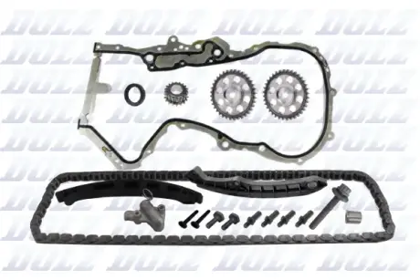 Комплект ланцюга ГРМ VAG 1.4/1,6 FSI з шестернями DOLZ SKCA008F