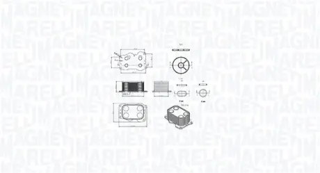 Масляний радіатор MAGNETI MARELLI 350300000900