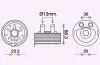 Радиатор масляный Nissan X-Trail (01-), Navara D22 (97-) 2.2 dCi, 2.5 dCi (DN344 AVA COOLING DN3443 (фото 1)