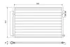 Радіатор кондиціонера FIAT 500L/TIPO 0.9-1.4 12- Valeo 822641 (фото 1)