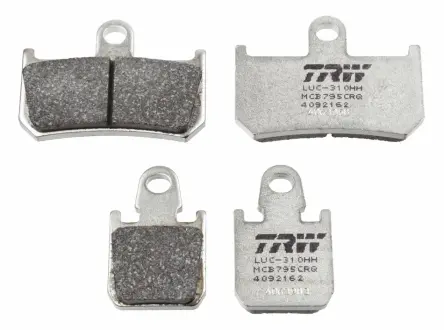 Комплект гальмівних колодок, дискове гальмо TRW MCB795CRQ