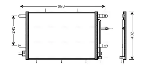Радіатор кодиціонера CLEVER FIT AVA COOLING AI5239