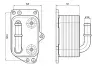 Радиатор масляный Citroen C4 (05-), C5 (08-), Jumpy (07-)/Peugeot 307 (01-), 407 AVA COOLING PE3433 (фото 1)