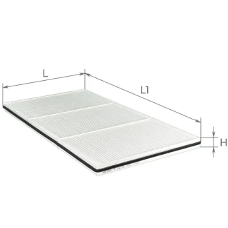 Фільтр салона Tesla Model S 16- ALPHA FILTER AF5279