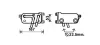 Радиатор масляный КПП BMW 5 E60 (04-), 7 E65 (02-) (BW3401) AVA