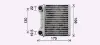 Радиатор отопителя салона MB ML164 GL164 rear heater AVA COOLING MS6762 (фото 1)