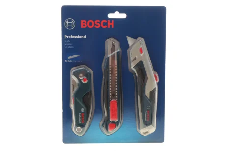 Набір ножів (3 шт) Bosch Professional BOSCH 1 600 A02 7M4