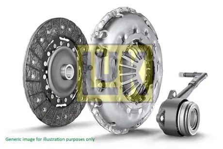 Комплект зчеплення Ford Fiesta/Focus 1.0 EcoBoost 17- (+ вижимний) LuK 622 3524 33
